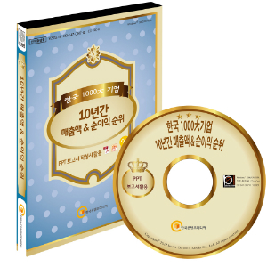 한국콘텐츠미디어,한국 1000大 기업 10년간 매출액 순이익 순위